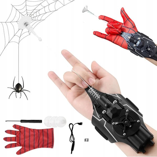 SPIDER-MAN WEB-SHOOTER SET: GLOVE, WEB, 3M MAGNET