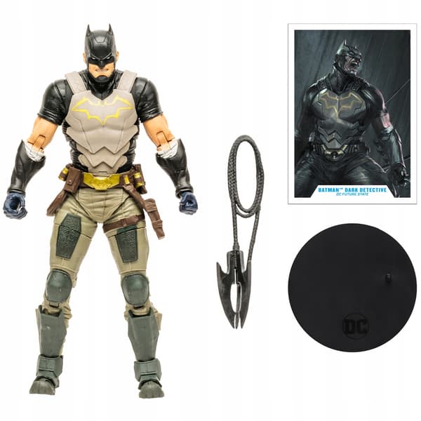 Batman (Dark Detective; Gold Label) action figure from the DC Multiverse range