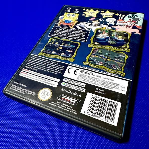 SpongeBob SquarePants: Lights, Camera, PANTS! | NINTENDO GAMECUBE | 3xA