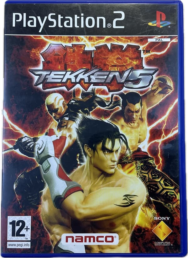 TEKKEN 5 – disc in excellent condition, complete set, ANG, PS2