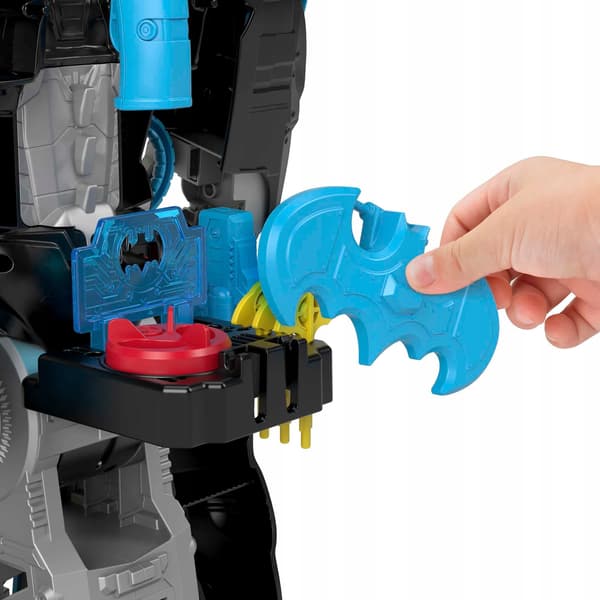 Fisher-Price Imaginext Bat-Tech Batbot 2-in-1 robot with lights and sounds – Batman