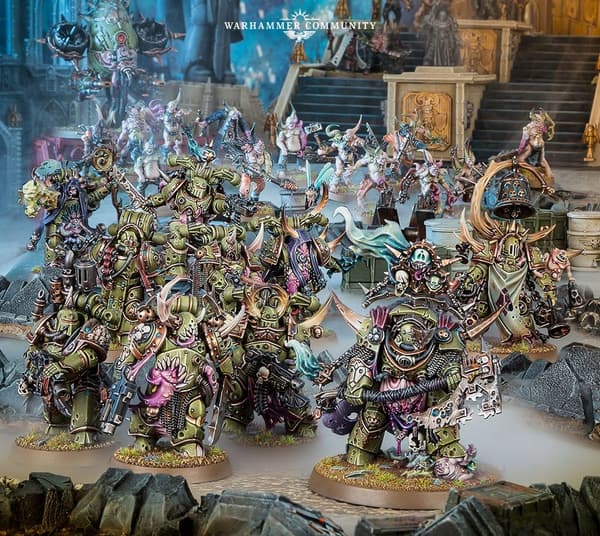 Warhammer 40,000: DEATH GUARD PLAGUEBURST CRAWLER, Games Workshop models