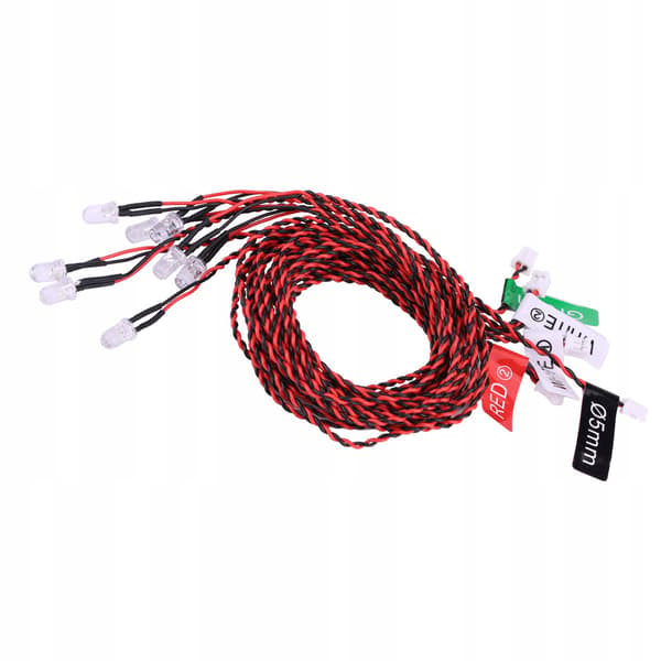 SET OF 8 LED LIGHTING SYSTEMS – FLASHING LIGHT SIMULATION