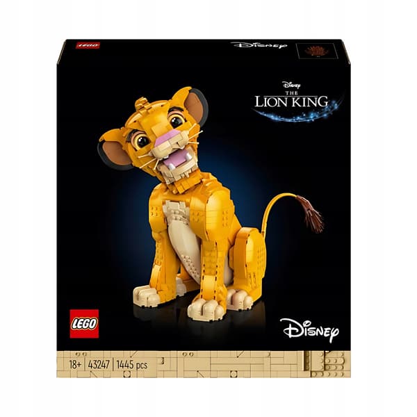LEGO Disney Young Simba 43247, 1,445 pieces, 18+