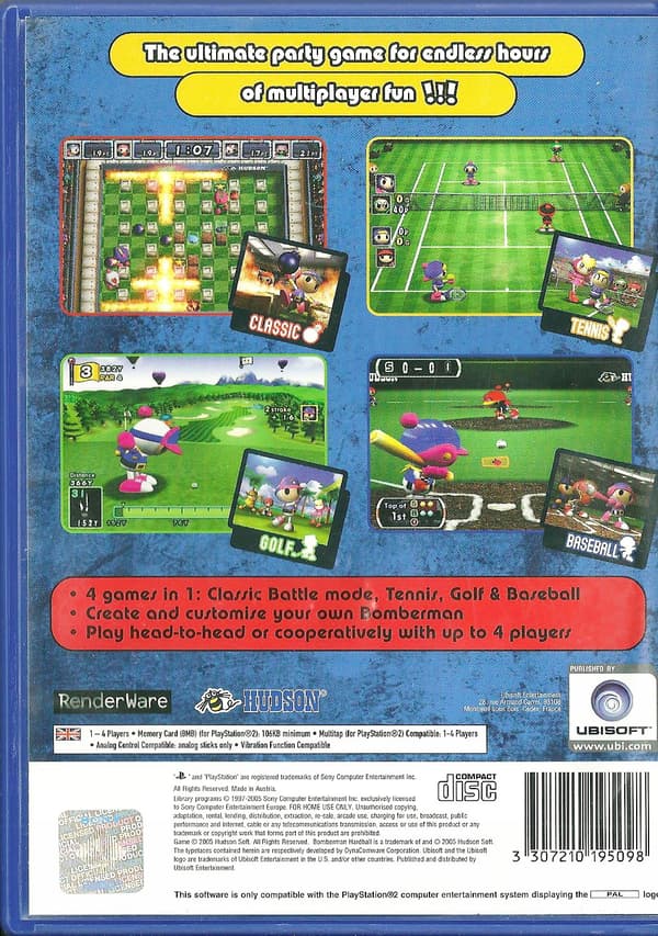 Bomberman Hardball.