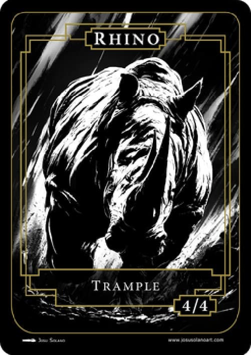 Magic: The Gathering Rhino Token