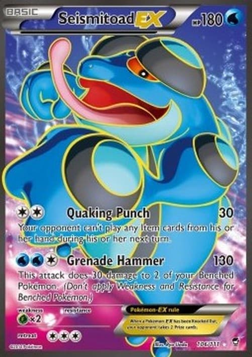 Pokemon Seismitoad EX