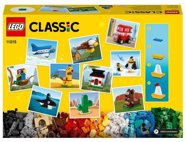 LEGO CLASSIC Animals, Plants, Objects and a Map – Around the World – 11015