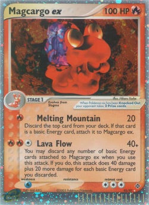 Pokemon Magcargo ex