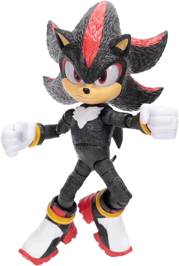 Sonic Movie 3 Shadow action figure, 12.7 cm, posable