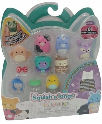 Squishmallows – Squish-a-longs 8-piece figure set SQAL0245