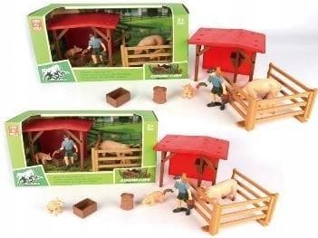 Farm Set with Animal Pen: Creative Play and Learning