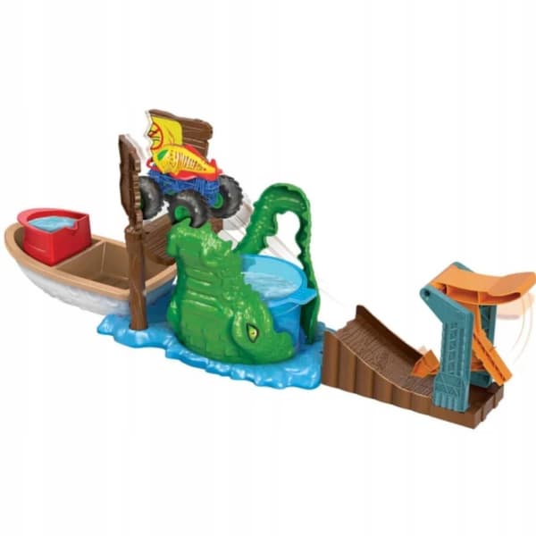 HOT WHEELS MONSTER TRUCK ALLIGATOR JAWS SET