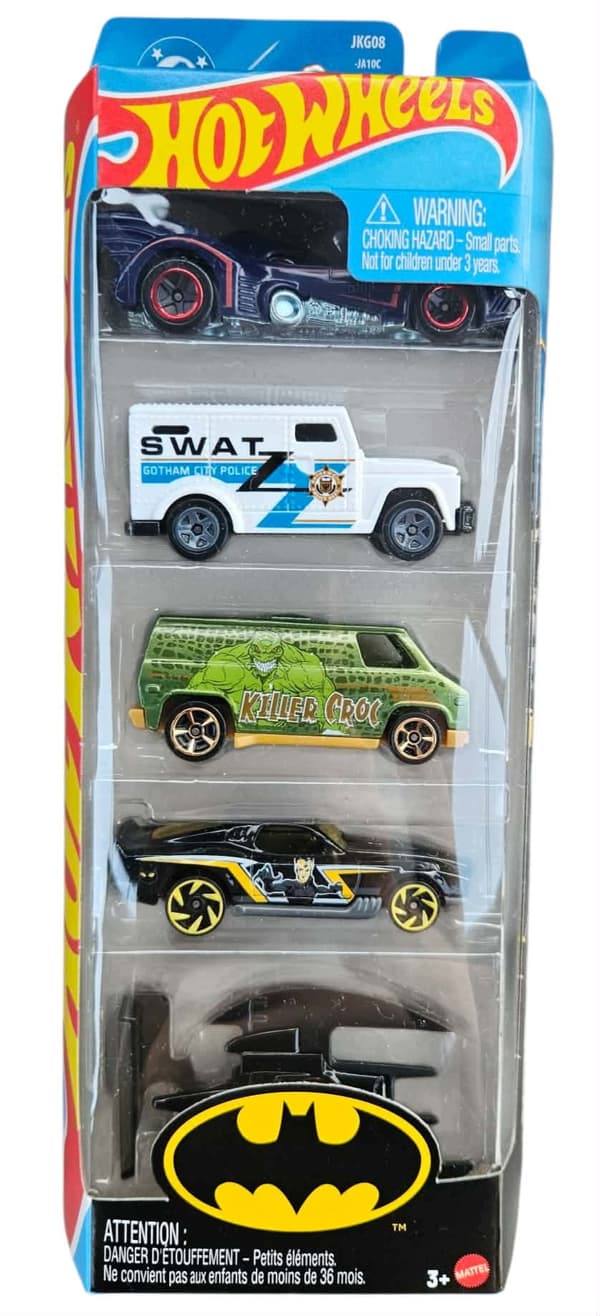 HOT WHEELS Motor Show 5-Pack featuring BATMAN