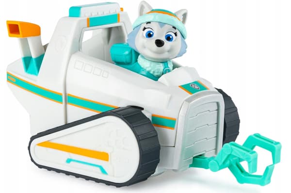 PSI PATROL EVEREST FIGURINE + SNOWMOBILE