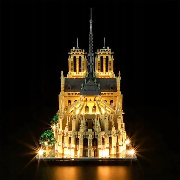 Lighting set for LEGO Architecture Notre-Dame in Paris 21061