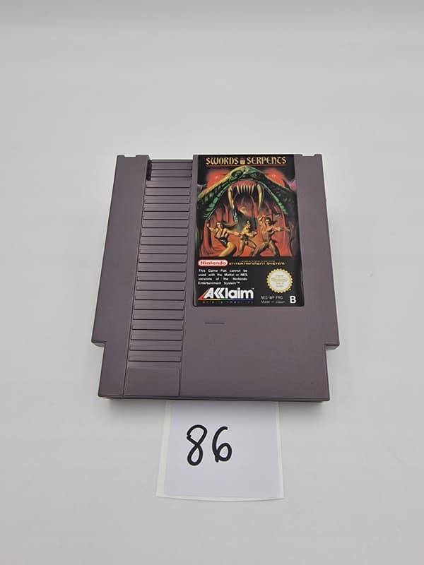 NINTENDO NES SWORDS AND SERPENTS