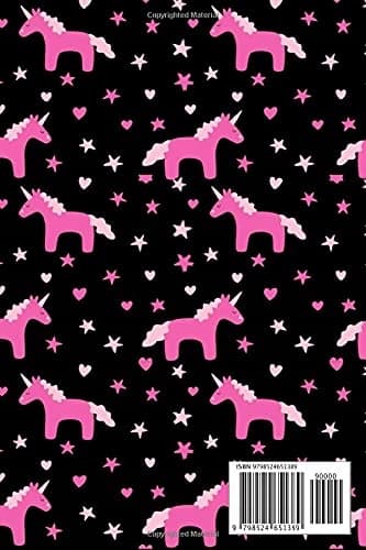 Notebook: Pink Unicorn Composition Notebook – College-ruled, 100 pages – M
