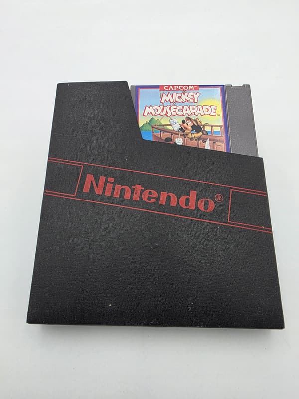 NINTENDO NES MICKEY MOUSE CAPADE NTSC/USA ORIGINAL CARTON BOX