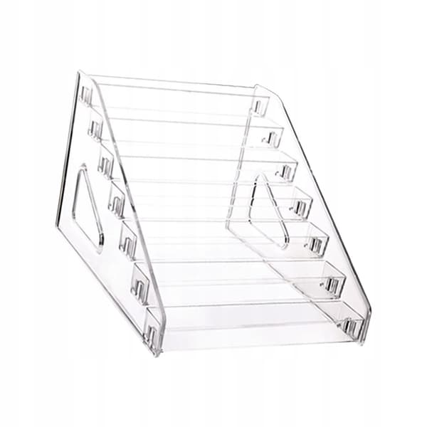 Display stand – Acrylic multi-tier organiser – Presentation stand – Riser 7-tier