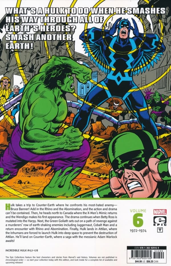The Incredible Hulk: Epic Collection – Crisis On