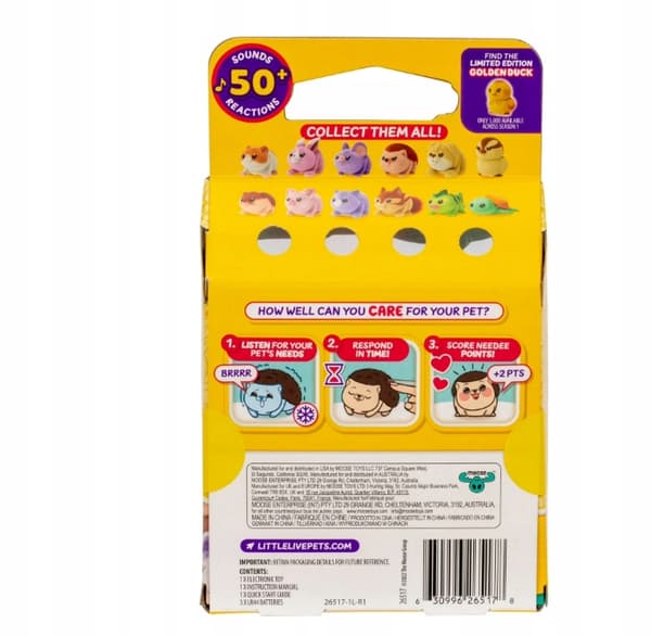 LITTLE LIVE PETS NEIGHBORS INTERACTIVE MOUSE WITH 50 SOUNDS