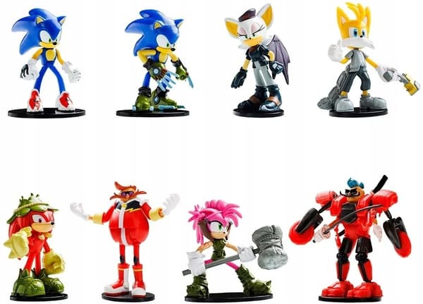 SONIC PRIME 6CM FIGURES SET (6-PACK): DR. DEEP, SONIC, AMY ROSE, DR. EGMAN