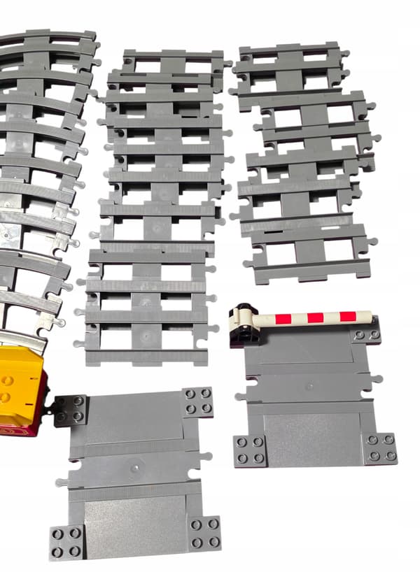 LEGO DUPLO MIXED BRICKS, TRAIN SET AND LARGE TRACK SET