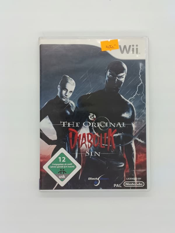 Diabolik: The Original Sin – Nintendo Wii boxed version