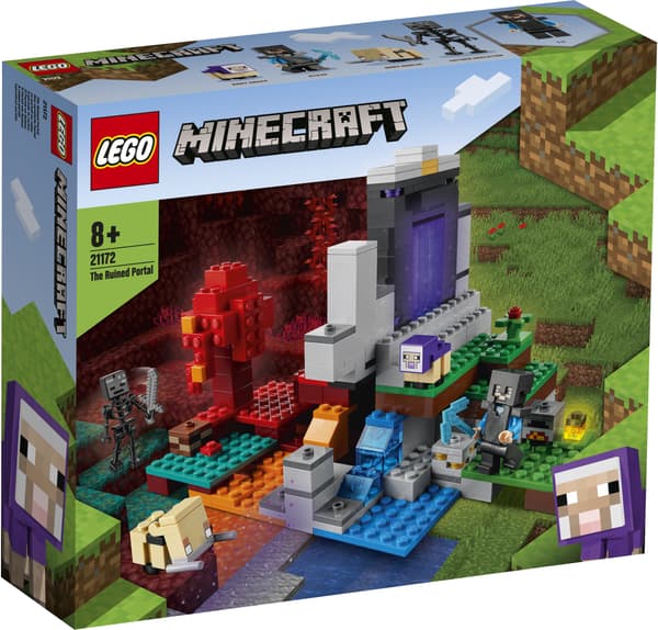 Lego Minecraft: The Destroyed Portal 21172 – OPEN BOX!