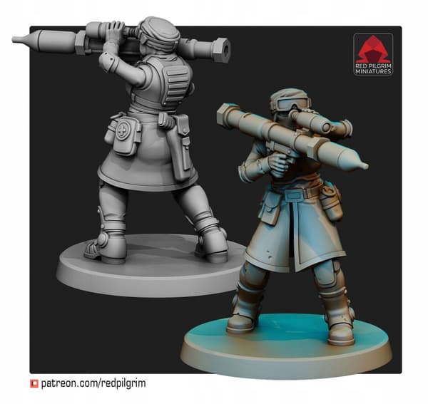 Desert Hawks Widows x5 Red Pilgrim Miniatures 28 m
