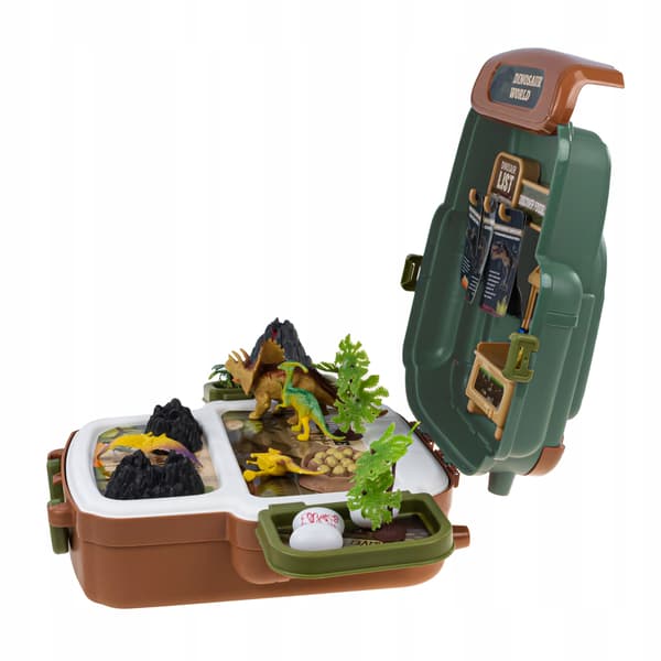 DINOSAUR FIGURES – LITTLE EXPLORER RESEARCH STATION – DINOSAUR BACKPACK