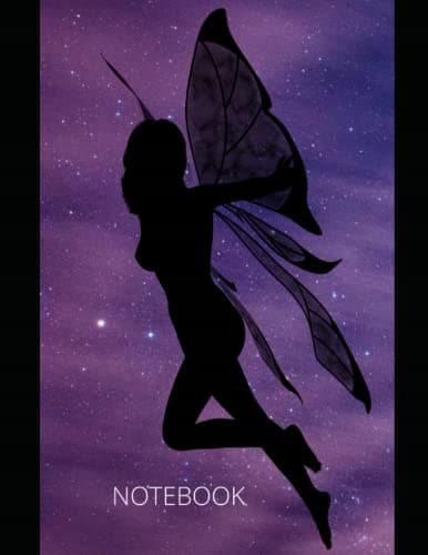 Notebook: Fairy Notebook, 8.5×11 inches