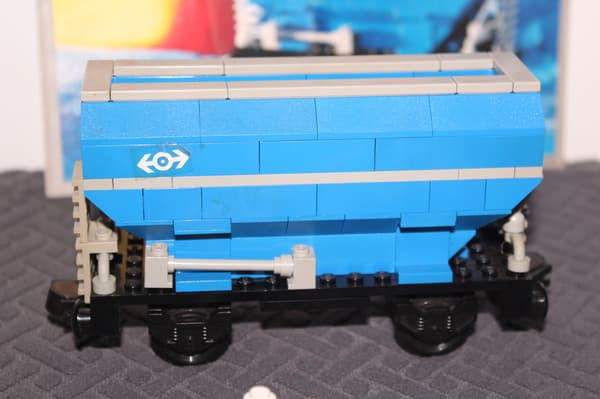 LEGO CITY TOWN Train 4536 INSTRUCTIONS: Blue Hopper Car SET