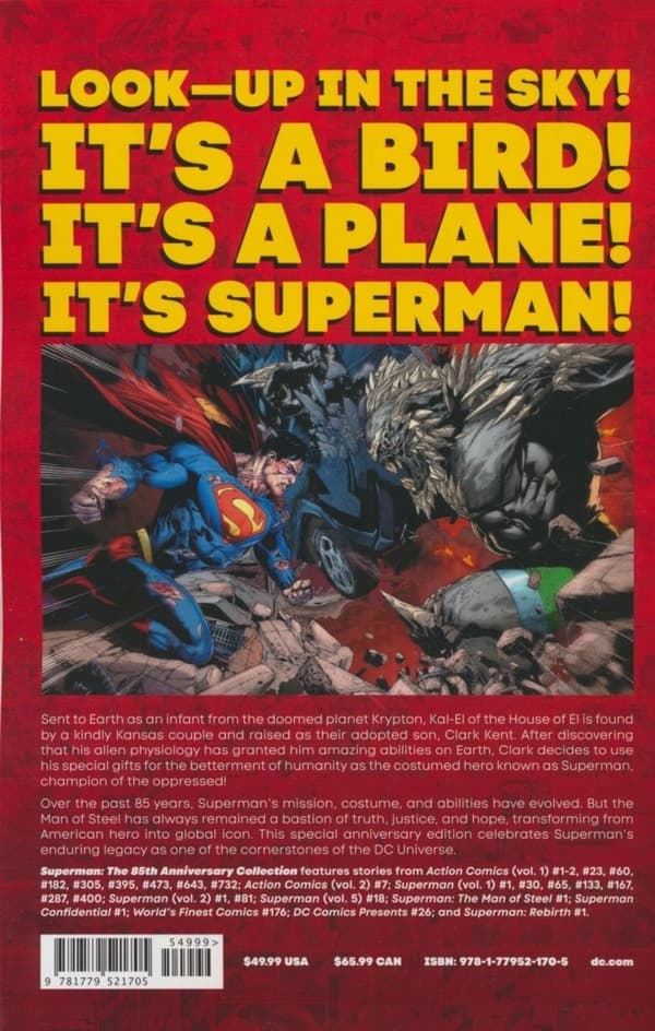 SUPERMAN: THE 85TH ANNIVERSARY COLLECTION SC Edited by various authors