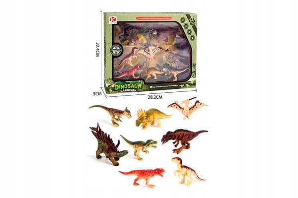 Dinosaurs, 8-piece set
