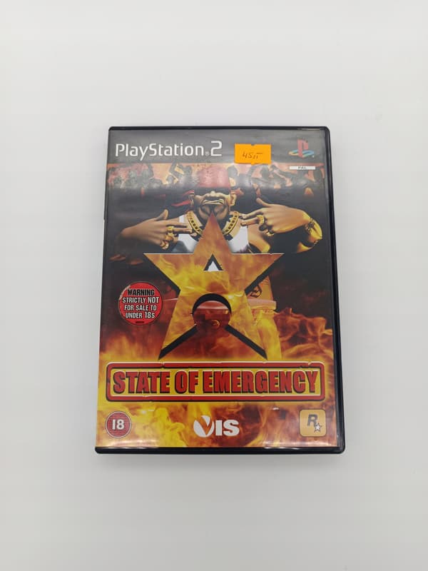 STATE OF EMERGENCY PS2 PlayStation 2 (PS2) boxed