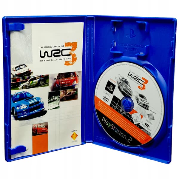 WRC 3 game for Sony PlayStation 2 (PS2)