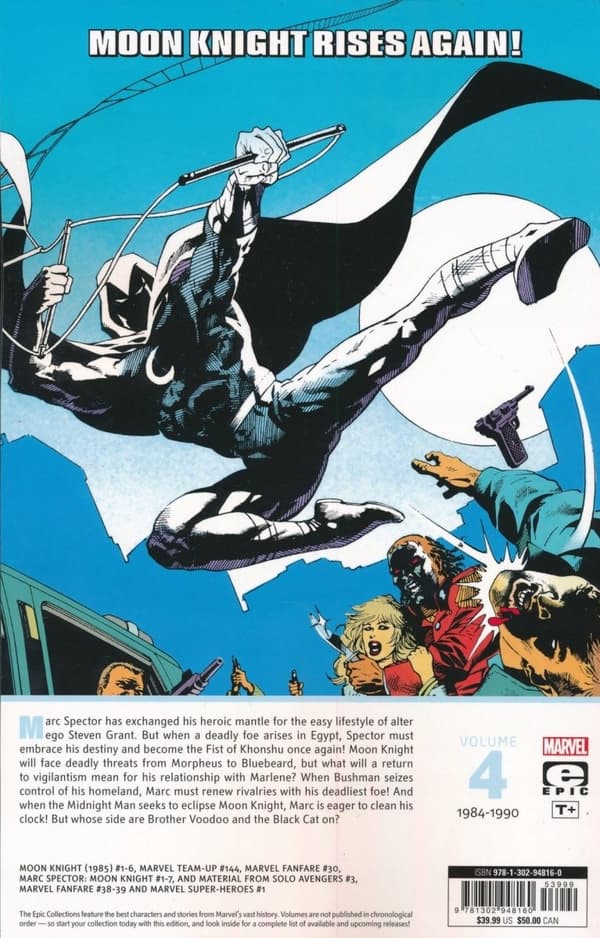 Moon Knight Epic Collection: The Butcher’s Moon