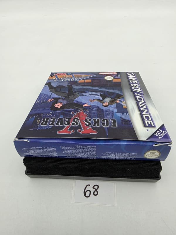 GAME BOY ADVANCE ECKS VS SEVER ORIGINAL CARDBOARD BOX