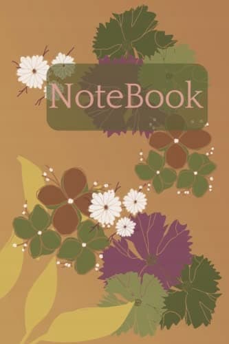 notebook: a colourful, retro-style neon-coloured blank-lined 120-page notebook