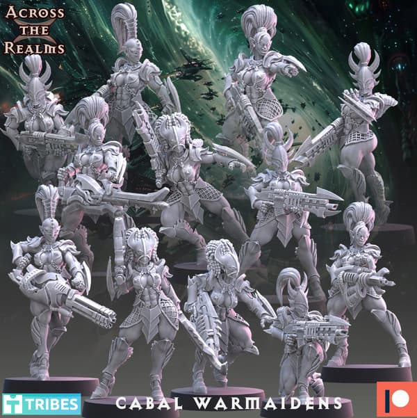 Cabal Warmaidens x5 Across the Realms