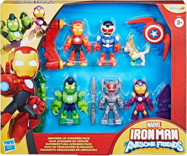 HASBRO Marvel Iron Man and the Super Squad 8 cm Action Figure Set