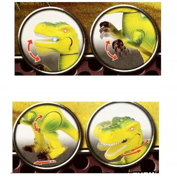 THE BIG DINOSAUR WALKS, ROARS AND GLOWS: dinosaurs