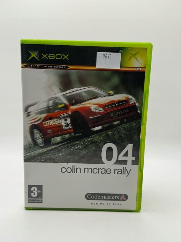 COLIN MCRAE RALLY 04 3XA Microsoft Xbox