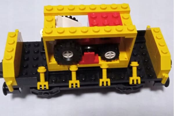 LEGO Classic 4563 Load N' Haul Railroad FREIGHT WAGON WITH LOAD.
