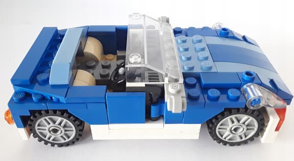 LEGO 6913 CREATOR 3-in-1 BLUE ROADSTER + INSTRUCTIONS