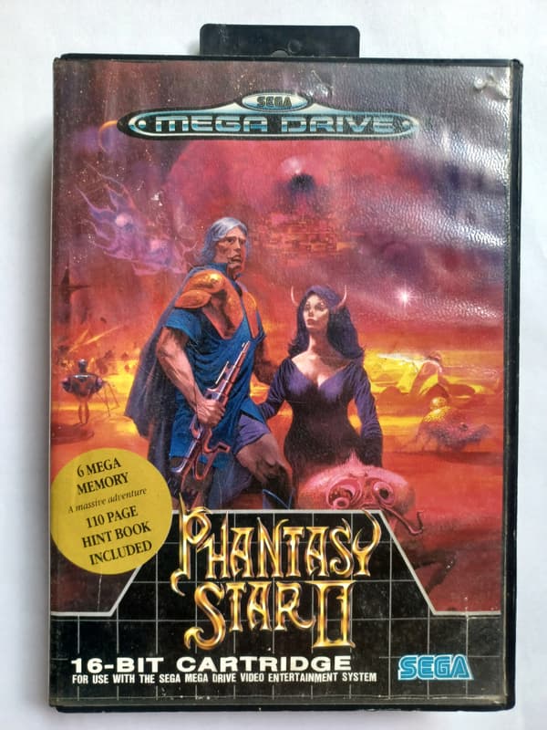 Phantasy Star II, Sega Mega Drive, no booklet