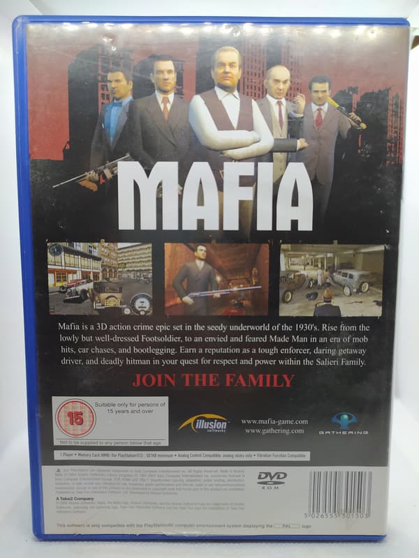 Mafia for the PlayStation 2 (PS2) #5335