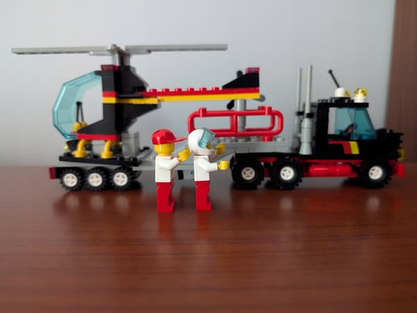 Lego 6357 Truck with Helicopter
